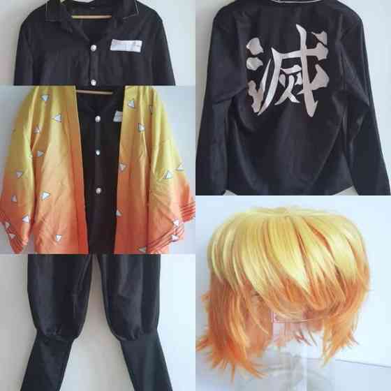 Demon Slayer Zenitsu cosplay asu koko M Helsinki