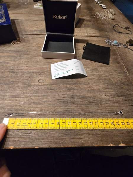 Kaulakoru sinisafiiri. Valkokulta. Kultari Jyvaeskylae - photo 2