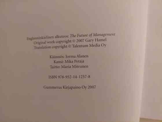 Gary Hamel - Johtamisen Tulevaisuus Espoo