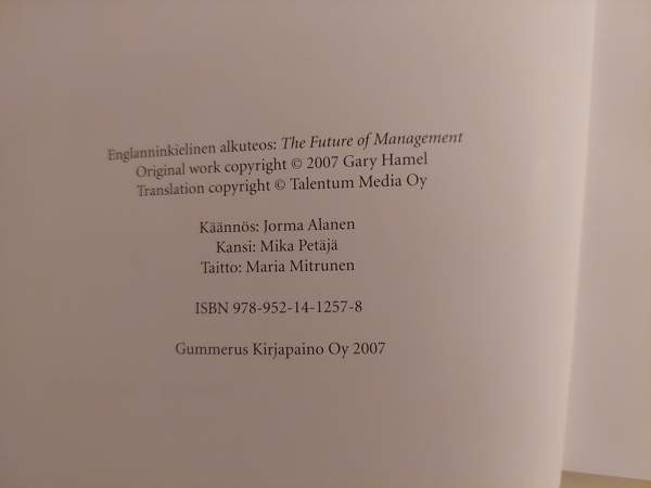 Gary Hamel - Johtamisen Tulevaisuus Espoo – foto 4
