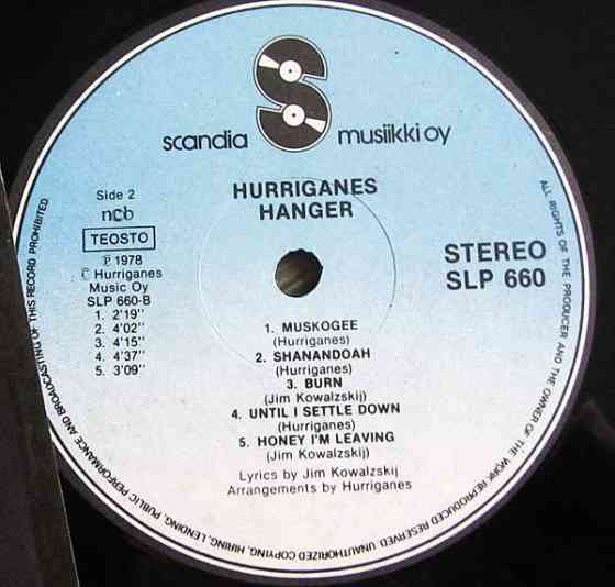 Hurriganes – Hanger (LP) Heinola