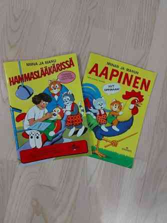 Miina ja Manu kirjoja 2kpl Tampere