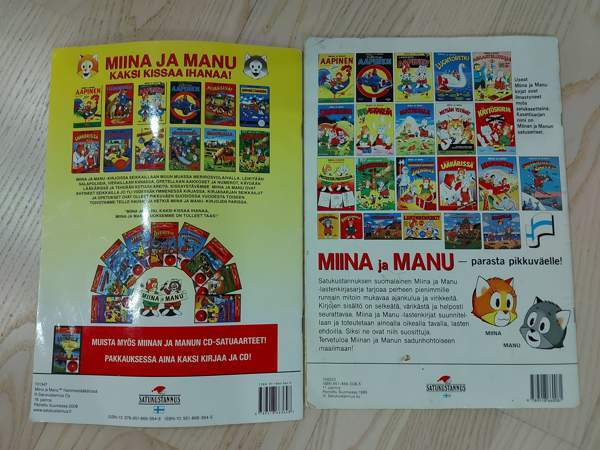 Miina ja Manu kirjoja 2kpl Tampere - valokuva 2