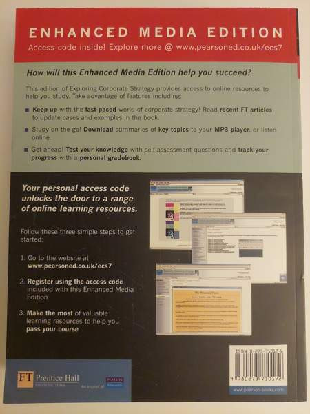 Exploring Corporate Strategy – Johnson, Scholes & Whittington Espoo – foto 3