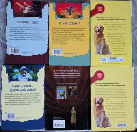 Kirjoja kouluikäisille: Goosebumps, Jesse, Tintti Эспоо