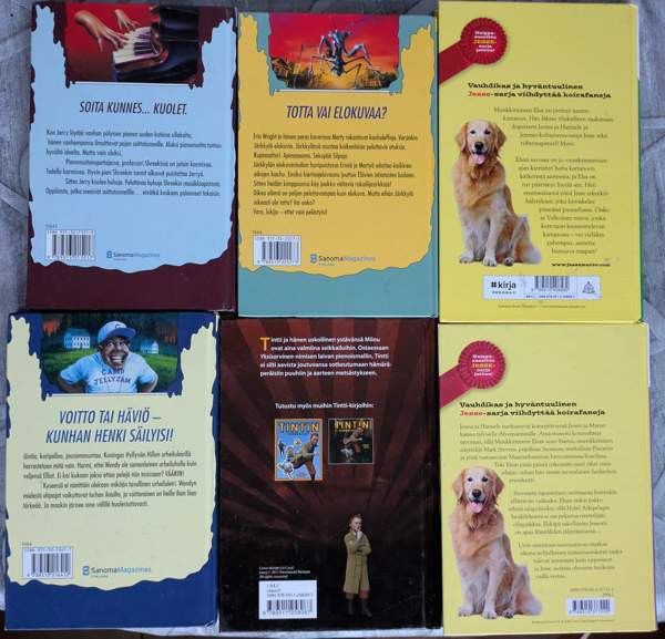 Kirjoja kouluikäisille: Goosebumps, Jesse, Tintti Espoo - valokuva 2