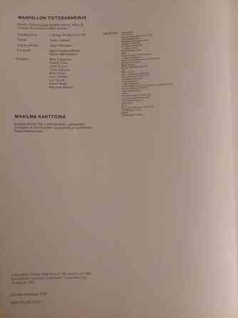 Gummeruksen Uusi Maailman Atlas (1988) Espoo