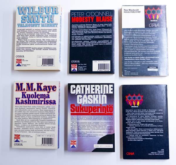 Vanhoja pokkareita 50-80 -luvuilta. 32 kpl Oulu - valokuva 7