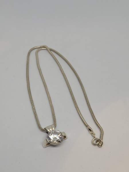 925/830 hopea vuorikristalli kaulakoru Турку - изображение 2