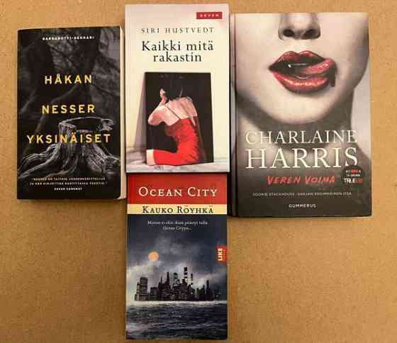 Kirjapaketti Siri Hustveld, Håkan Nesser, Kauko Röyhkä, Charlaine Harris Helsinki