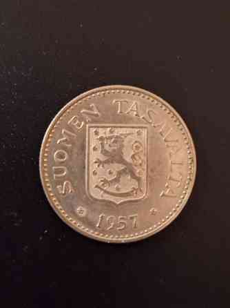 200 mk hopeakolikko v. 1957 (hopeaa 500/1000/8,3 g) Espoo