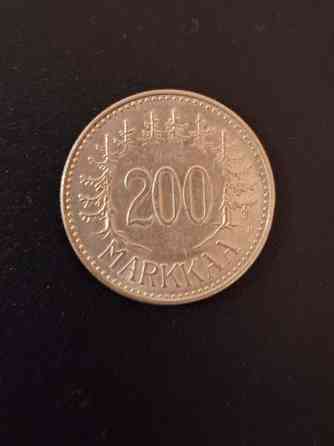 200 mk hopeakolikko v. 1957 (hopeaa 500/1000/8,3 g) Espoo