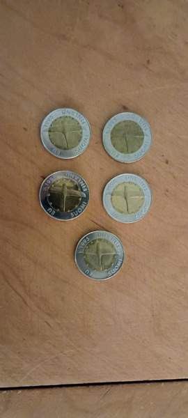 10 Markkaa 1995 EU Joutsenkymppi 5 kpl Вихти - изображение 2