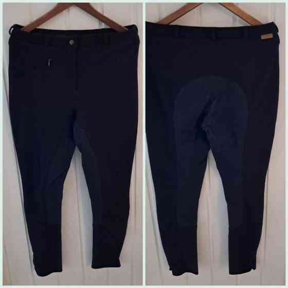 TuffRider tummansiniset ratsastushousut koko 42 / 30 Нурмиярви