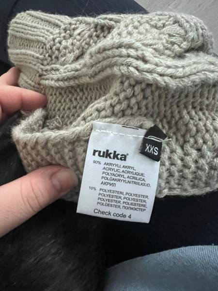 Rukka heijastava neule beige Porvoo – foto 3