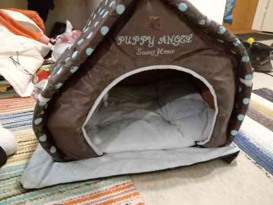 Kissan tai pikku koiran koirankoppi pesä Kotka