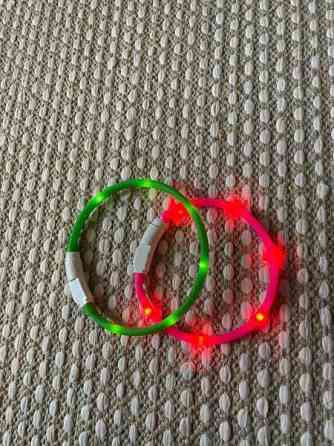 Ladattavat valopannat vihreä ja pinkki Turku