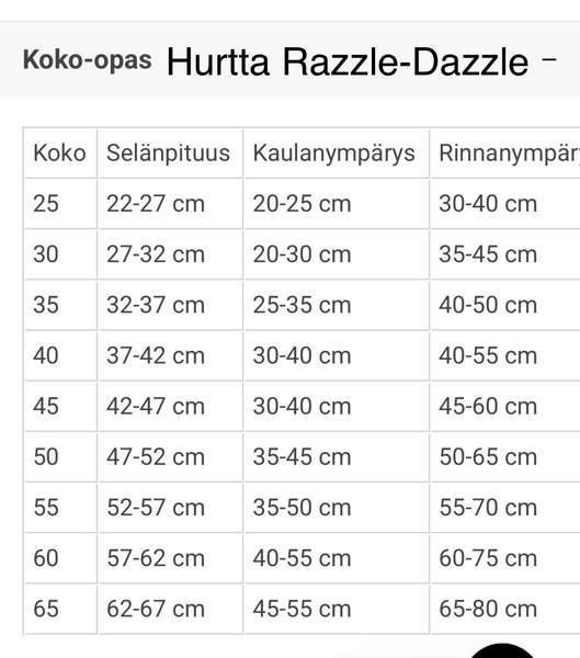 Hurtta Razzle-Dazzle 55cm koiran paita/koiran takki Kuopio - photo 3