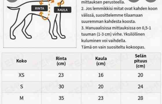 Lämmin liivi kissalle Joensuu