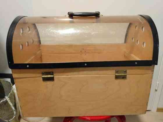 Pieneläimen kantokoppa. Kovaa tekoa. Эспоо