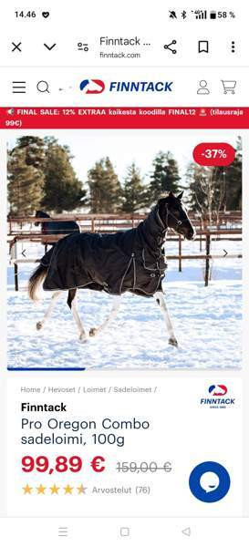 Myynnissä 145cm sadeloimi Kuopio - valokuva 2