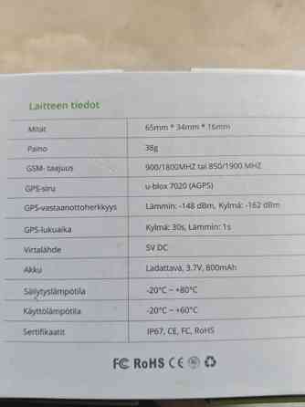Paikannuslaite Musti ja Mirri / Elisa Salo