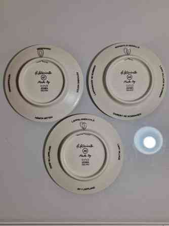 Arabia seinälautaset 3 kpl. Lahti