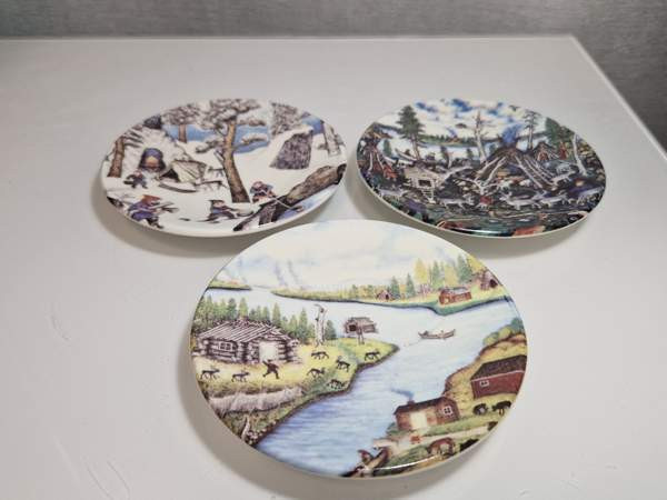 Arabia seinälautaset 3 kpl. Lahti - valokuva 2