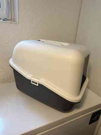 Kissan hiekkalaatikko. Ovea ei ole Kotka