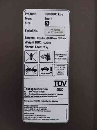 Koiran autohäkki 4Pets ECO 1 Yloejaervi