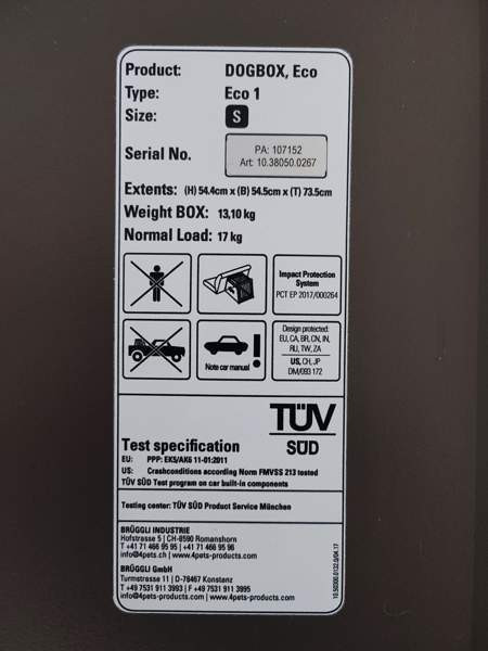 Koiran autohäkki 4Pets ECO 1 Ylöjärvi - valokuva 5