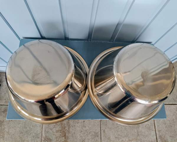 Ruokakuppiteline + ruokakupit Raasepori - valokuva 4