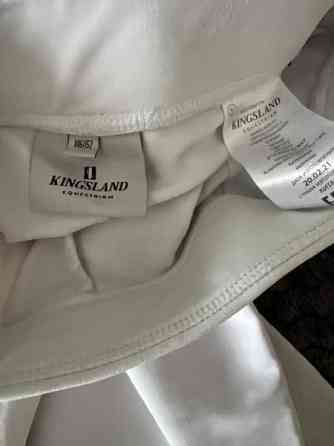 Kingsland lasten valkoiset kisahousut kokogripeillä 146/152cm Porvoo