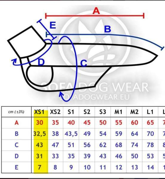 Sofa Dogwear fleece, XS1 Вихти - изображение 4