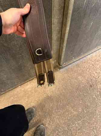 110cm nahkavyö ruskea Лохья