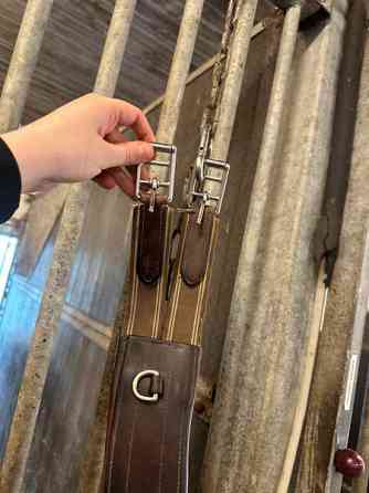 110cm nahkavyö ruskea Лохья