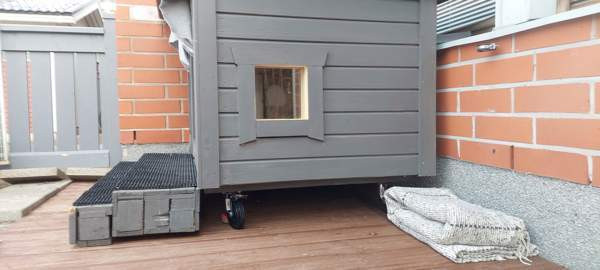 Uusi isohko 2 koiran lämpöeristetty koppi irroitettava väliseinä/katto Kajaani - photo 5