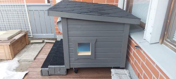 Uusi isohko 2 koiran lämpöeristetty koppi irroitettava väliseinä/katto Kajaani - photo 4