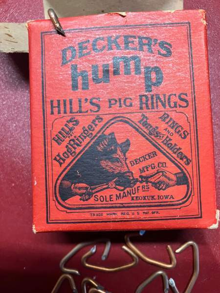 Vintage keräilyharvinaisuus ”sika” nenärenkaat USA:sta Luoto - изображение 2