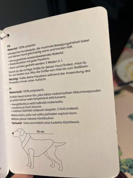 Pienen koiran talvitakki,uusi! Vaasa – foto 3