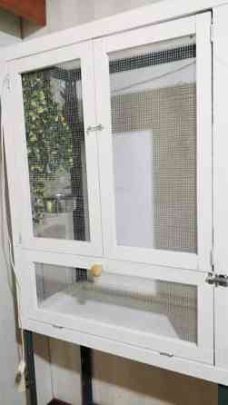 Iso lintu häkki + pieni häkki Akaa