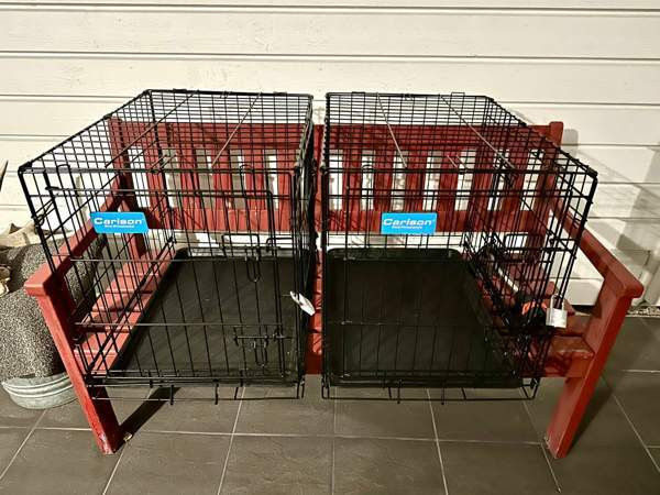 Koiran metallilankahäkki, 2 kpl Хювинкяя - изображение 1