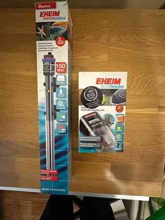 Uudenveroiset Eheim lämmitin 150 w ja ruokinta-automaatti Kangasala