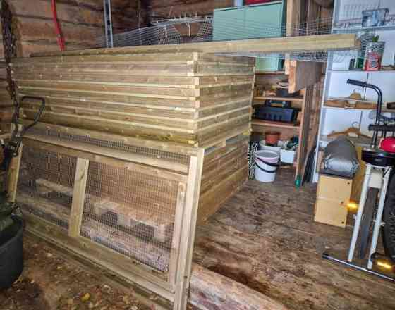 Kanatarha (seinä- ja kattoelementit, ovi, petoverkot) Suomussalmi