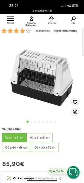 Koirahäkki, kuljetushäkki Tampere - valokuva 6