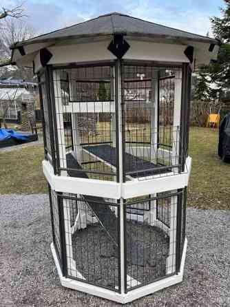 Kahdeksan kulmainen kissan ulkoiluhäkki Turku