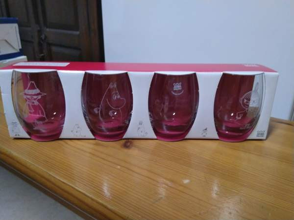 Muumilasit käyttämättömät säilytetty paketissaan Kuopio - valokuva 2