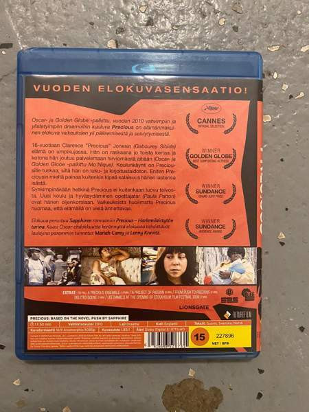 precious blu ray Helsinki - photo 2