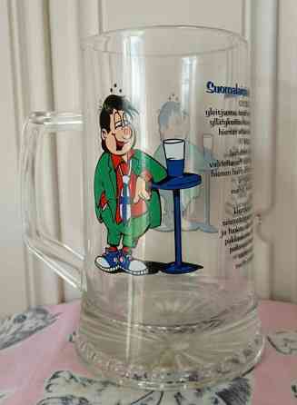 Hauska Suomalaisia perinnejuomia lasinen tuoppi Kuopio