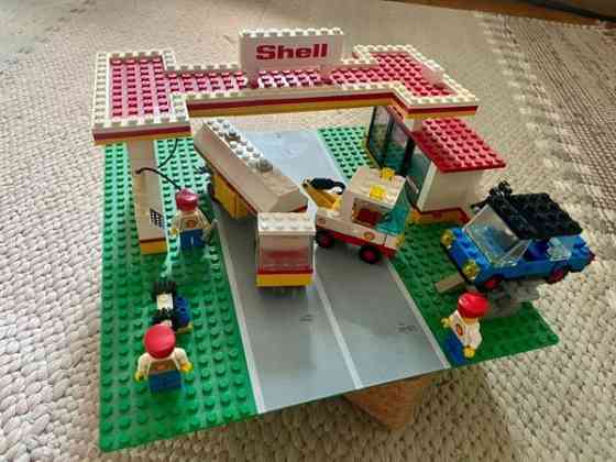 Lego 6371 Shell Service Station ja monta Shell autoa Espoo